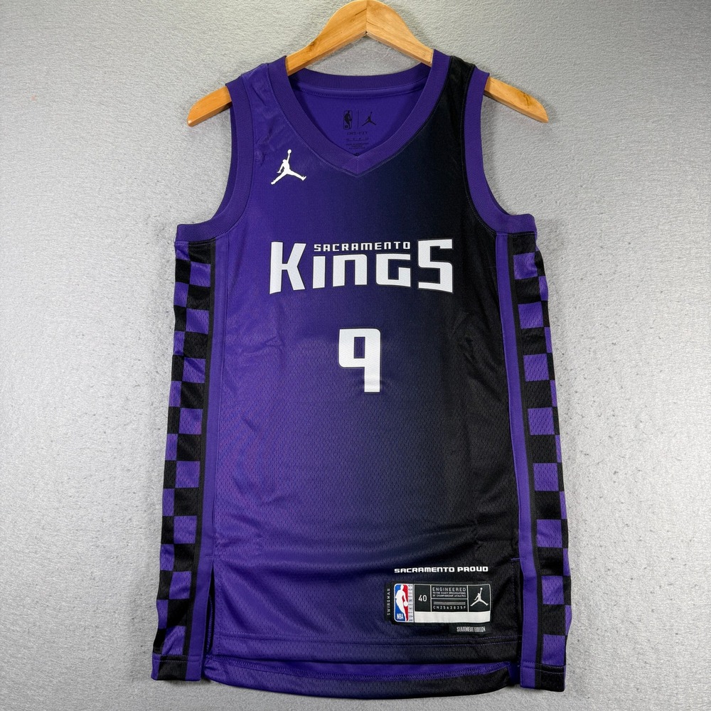Kevin Huerter #9 Sacramento Kings Statement Edition Jersey Men Small Nike Jordan